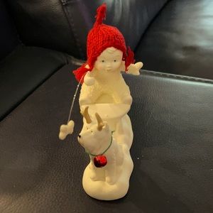 Department 56 Snowbabies Won’t you guide my sled? Figurine.